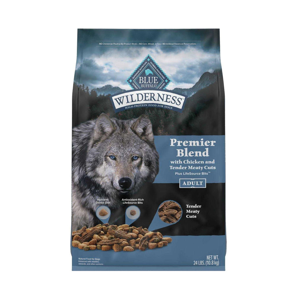 Blue Buffalo Wilderness Chicken Dry Premier Blend Adult Dog Food L4967