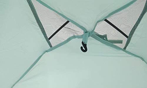 Bright Blue Privacy Tent on Bed J13952