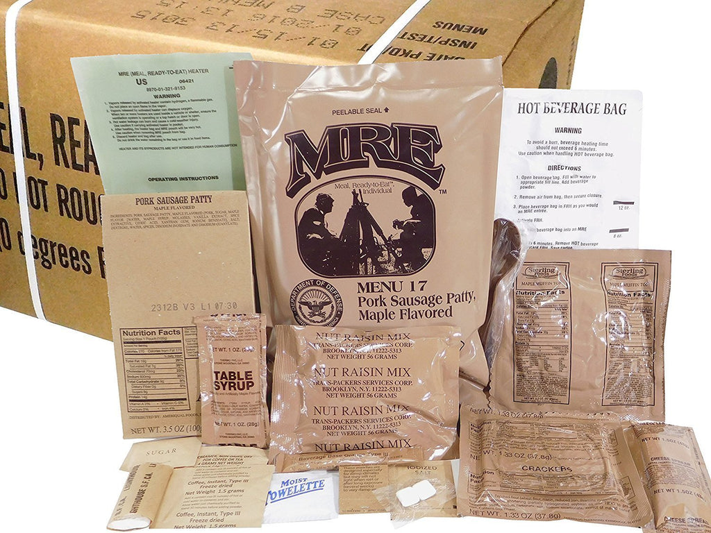 12 Meals Military Surplus Meal Ready to Eat A128