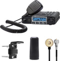 15 Watt GMRS Two-Way Radio with Mirror Mount, Antenna Cable and 3dB Gain Antenna P8190