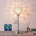 3-Way Dimmable Touch Control Table Lamp with 2 USB Charging Ports B360