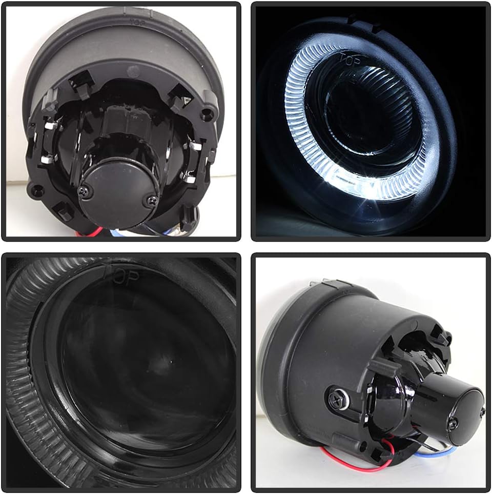 LED Projector Fog Lights Assembly Driver & Passenger B73429