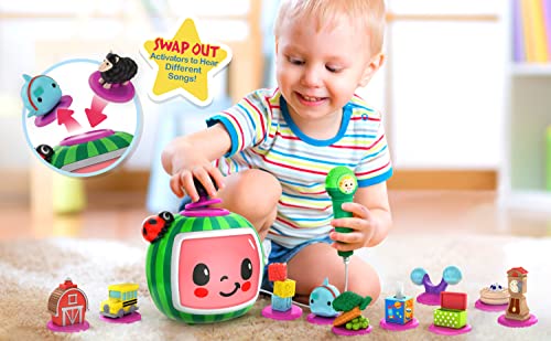 Cocomelon Toy Karaoke Machine with Microphone and Night Light Z412