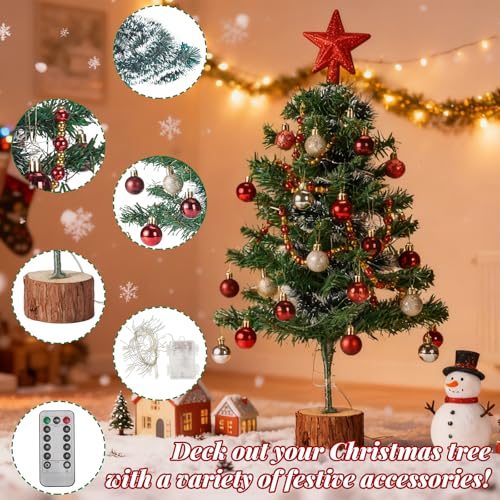 2FT Tabletop Artificial Christmas Tree with Lights G79348