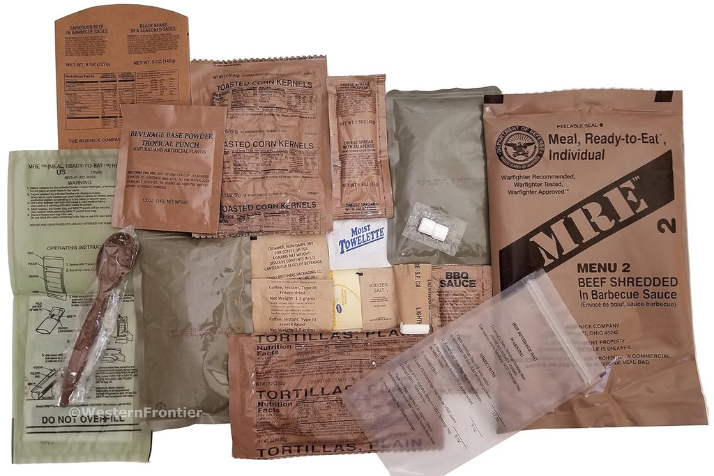 12 Meals Military Surplus Meal Ready to Eat A128