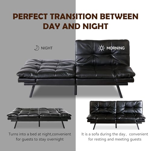 Grey Memory Foam Convertible Sofa Bed H726724