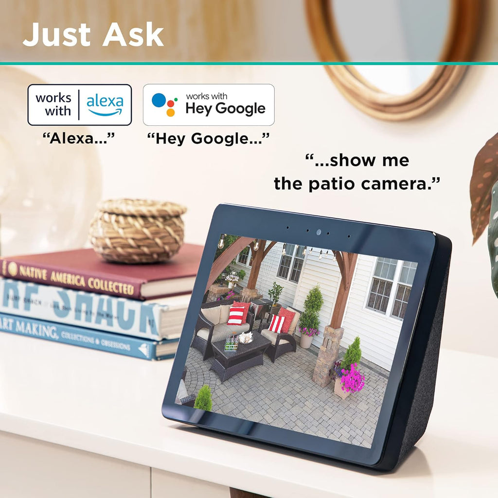 1080p HD Weatherproof WiFi Security Camera with 2-Way Audio J29004