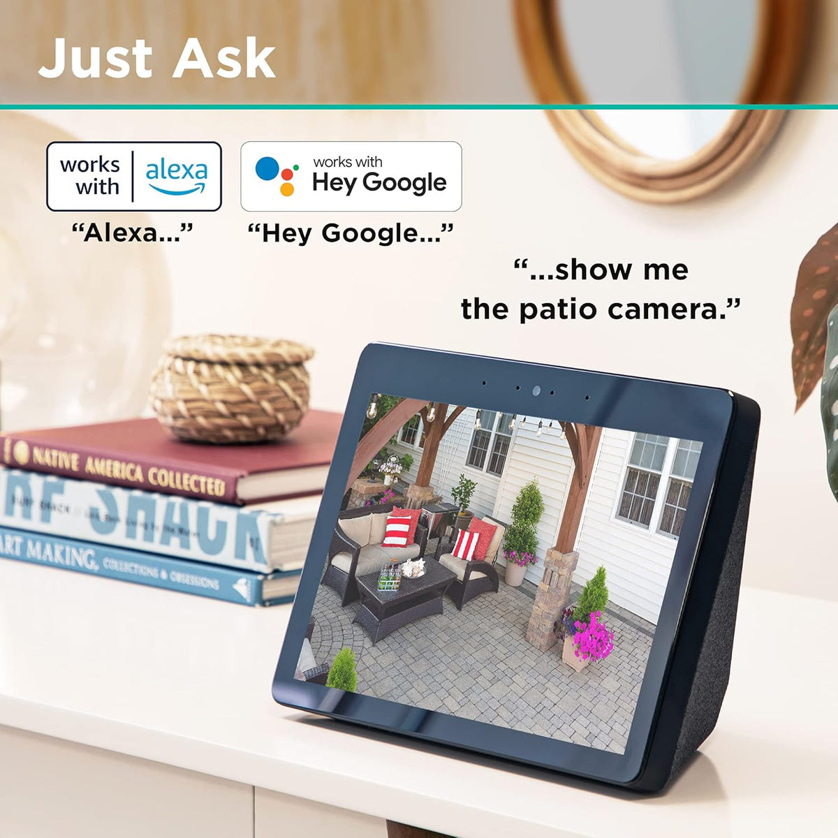 1080p HD Weatherproof WiFi Security Camera with 2-Way Audio J29004