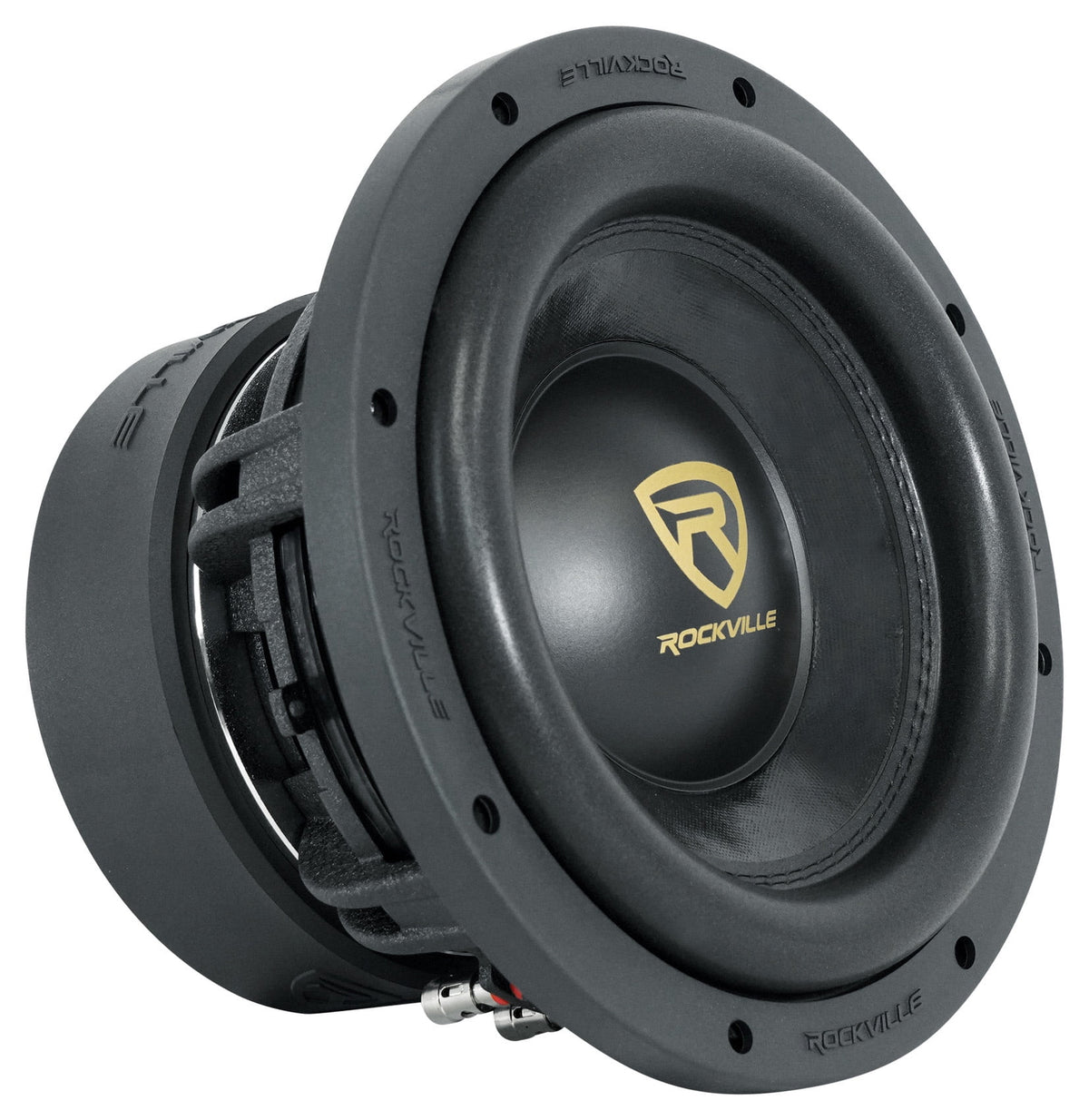10" 6400 Watt Car Subwoofers with Mono Amplifier and Copper Amp Kit J1673