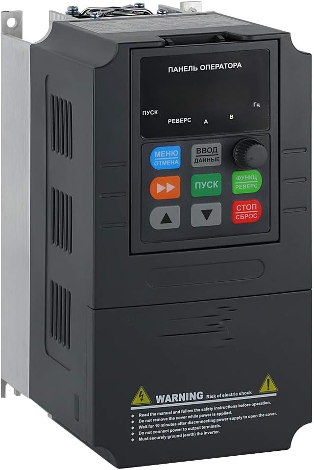 5 hp 3.7 kW 17A VFD Single Phase 220V to 3 Phase Variable Frequency Drive Motor Control Inverter Y53460