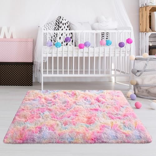 5x8 Fluffy Plush Shaggy Area Rug X190