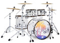 4-Piece Clear Acrylic Drum Set Shell Pack U701996