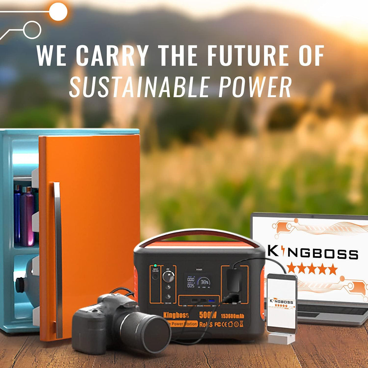 Portable Power Station 500W 568WH Lithium Battery A639408