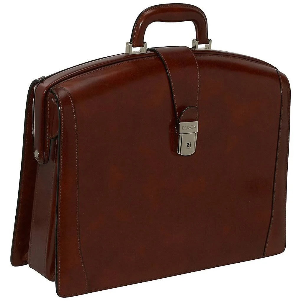 Dark Brown Leather Brief F750