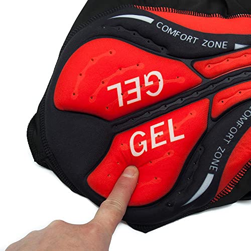 Women's Cycling Jersey Set Long Sleeve Cycling Clothing Bib Pants with 20D Gel Padded B506