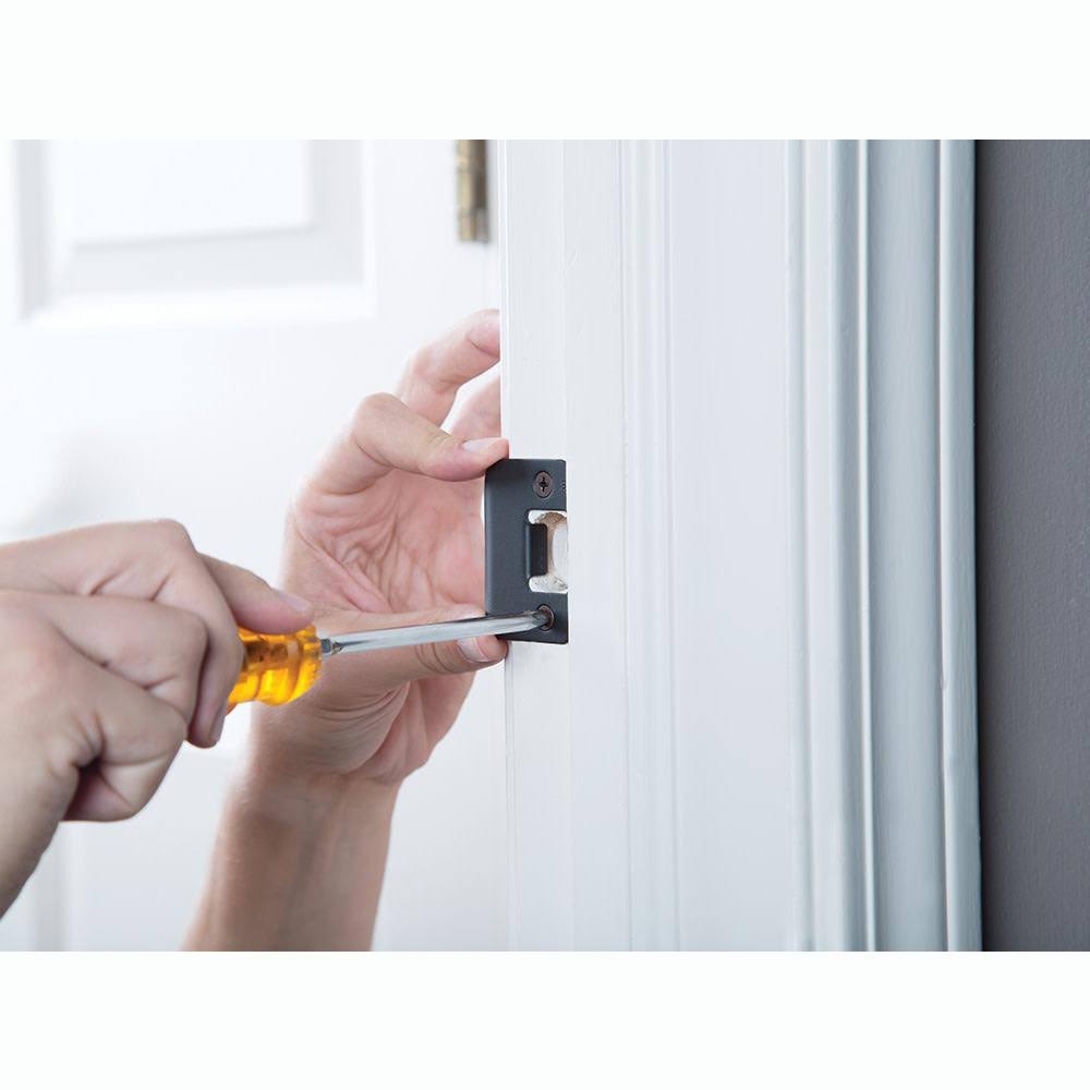 Matte Black Keyed Entry Door Knob S886493