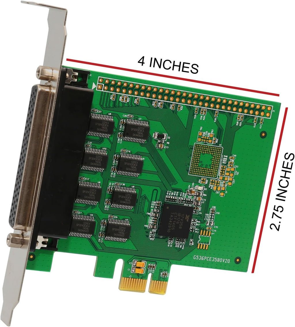8 Port PCI-Express Serial Card T750
