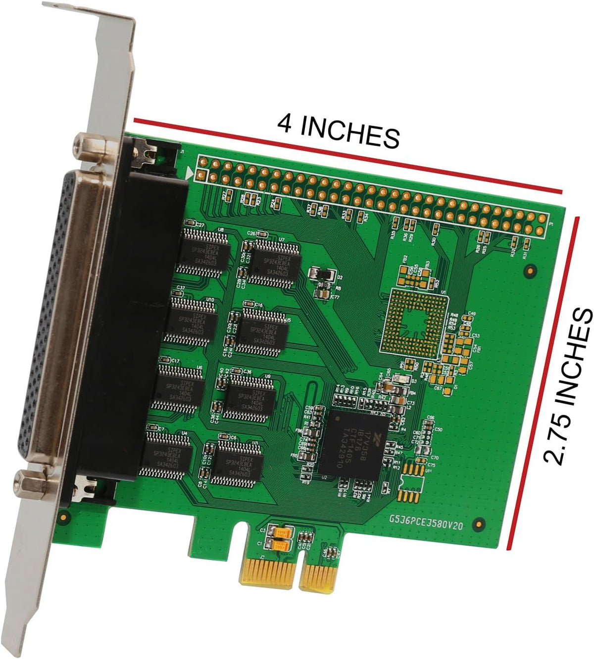 8 Port PCI-Express Serial Card T750