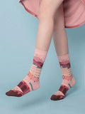 Cartoon Pattern Mid-Calf Socks X526908
