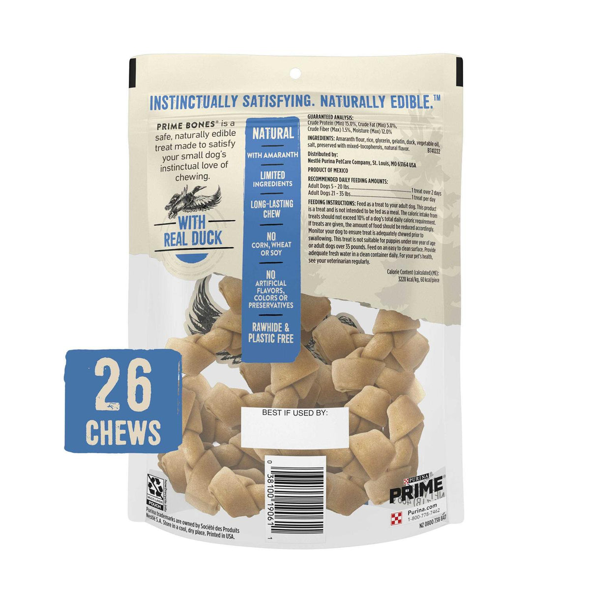 Mini Knotted Chews Rawhide Free Natural Dog Treats C979705