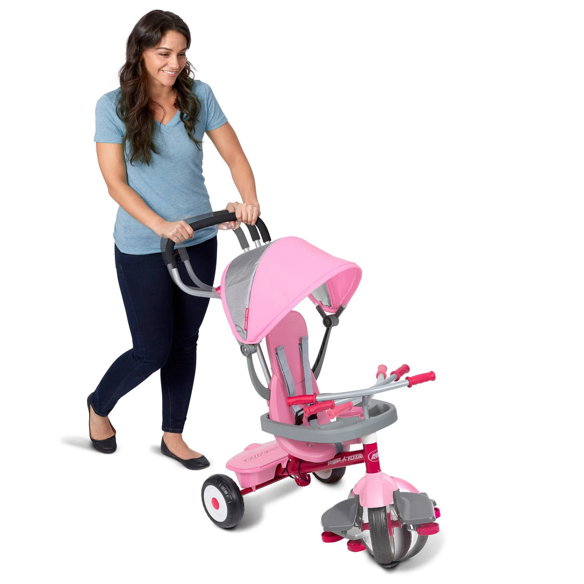 Pink 4-in-1 Trike U193