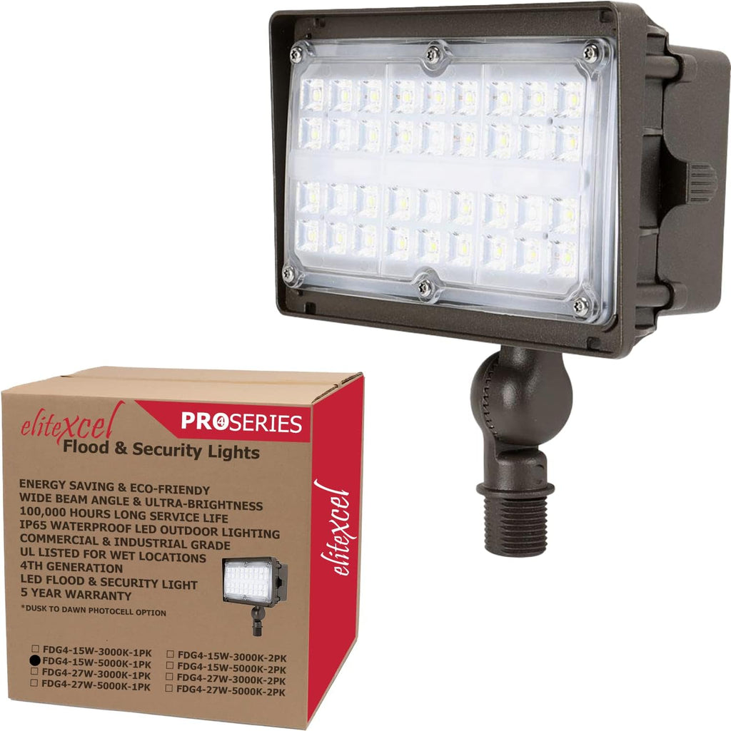 LED Flood Light Outdoor, 16W Landscape Lights, 1500 Lumen Waterproof Security Lights, 3000K Warm White I899119