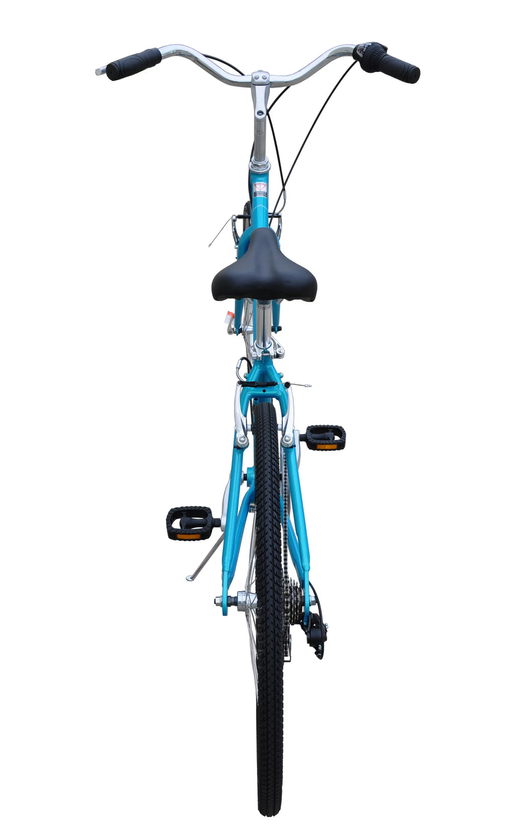 Blue Step-Through Hybrid City Commuter Bike A8285
