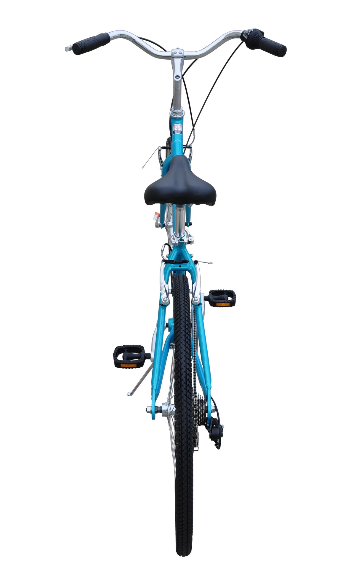 Blue Step-Through Hybrid City Commuter Bike A8285