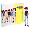 Customizable Doll Black Straight Hair E8151