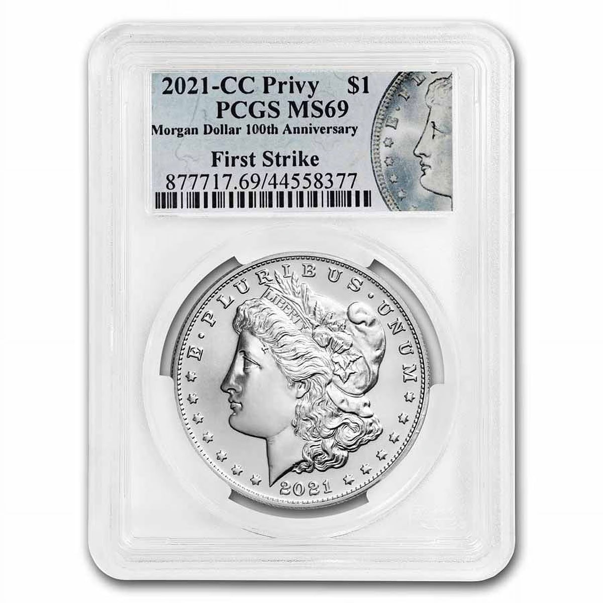 Silver Morgan Dollar MS-69 PCGS Z342059