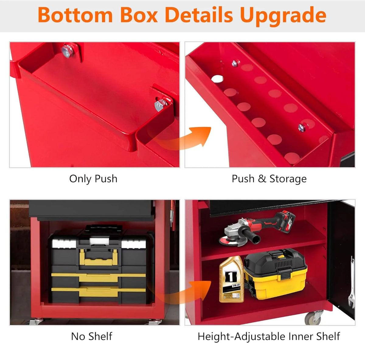 Rolling Tool Chest with 5 Drawers W4325