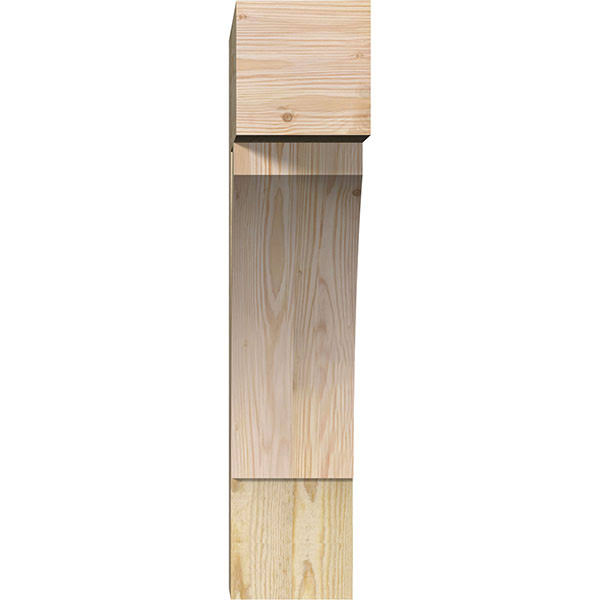 6x22W x 20x22D x 28x22H Rough Sawn Douglas Fir Bracket O324