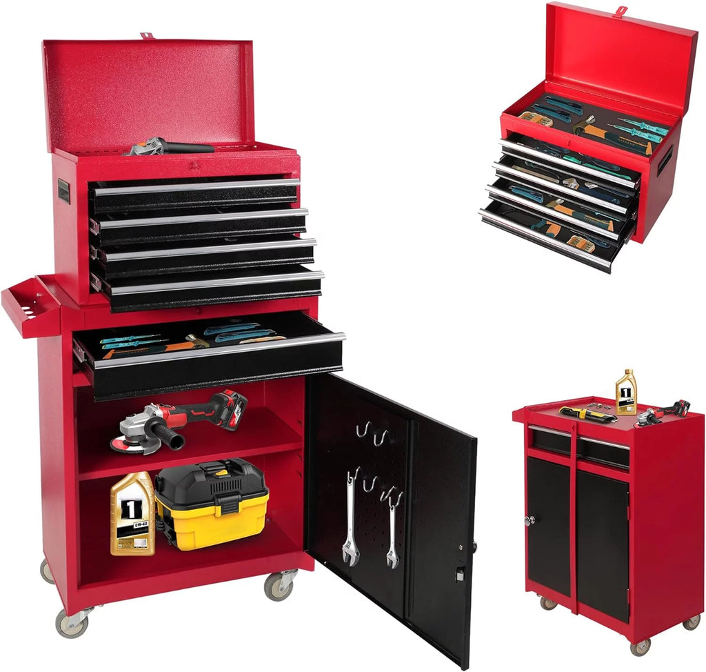 Rolling Tool Chest with 5 Drawers W4325