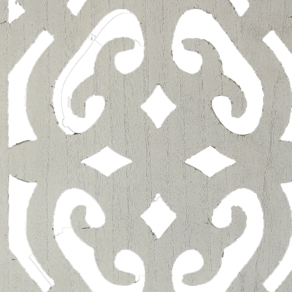 White 6 Panel Room Divider E84693