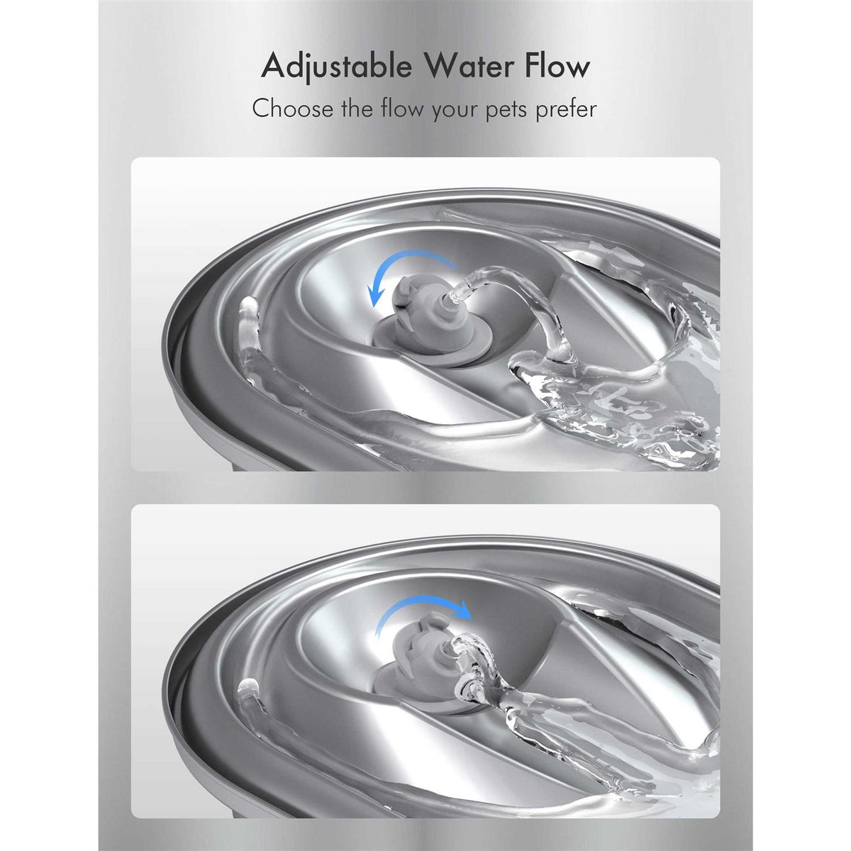 Cat Water Fountain Stainless Steel S24631
