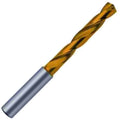 18mm 140° Solid Carbide Jobber Drill, Tin Finish, Right Hand Cut, Spiral Flute, 143mm OAL, SF Point H8079