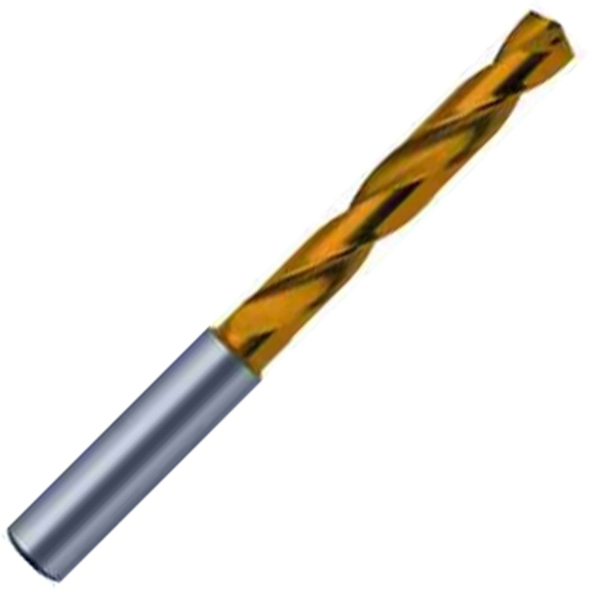 18mm 140° Solid Carbide Jobber Drill, Tin Finish, Right Hand Cut, Spiral Flute, 143mm OAL, SF Point H8079