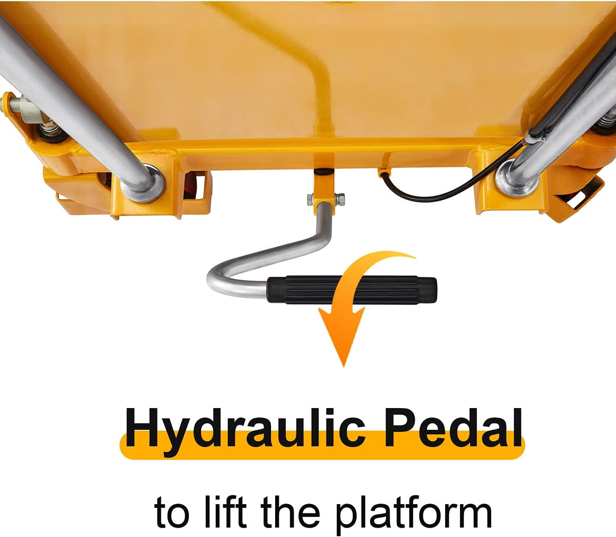 Single Scissor Hydraulic Lift Table/Cart 1760lbs Capacity 39.4 Lifting Height K745802