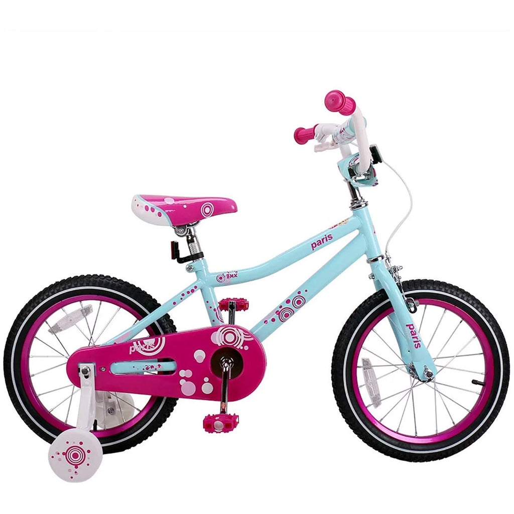18 Inch Girls Training Wheel Bike Y14371