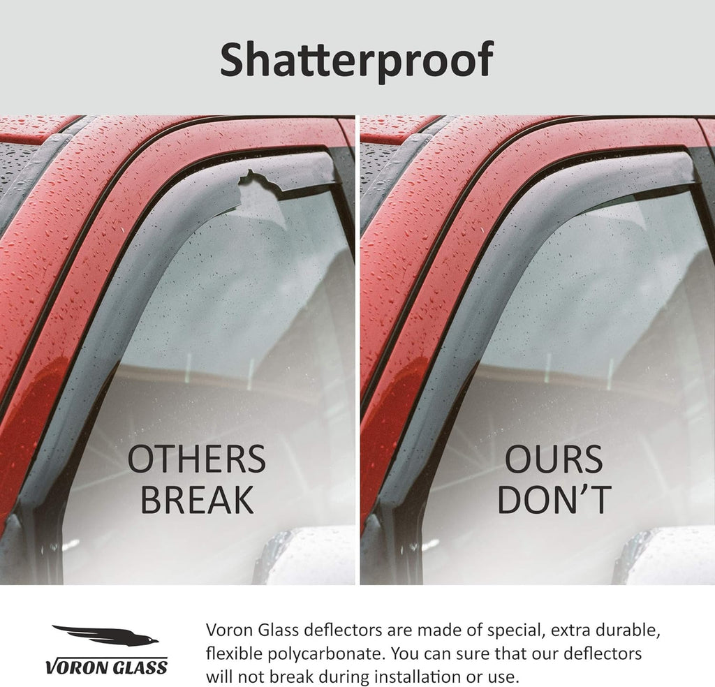4 Pieces In-Channel Window Deflectors for Trucks X872180