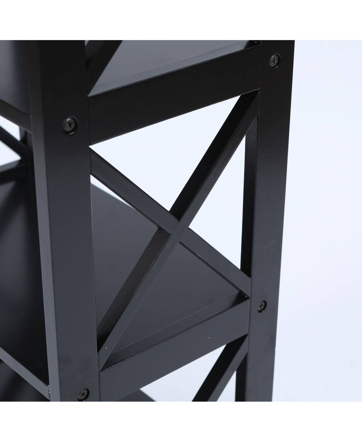 Black 4-Tier Bookcase D43183