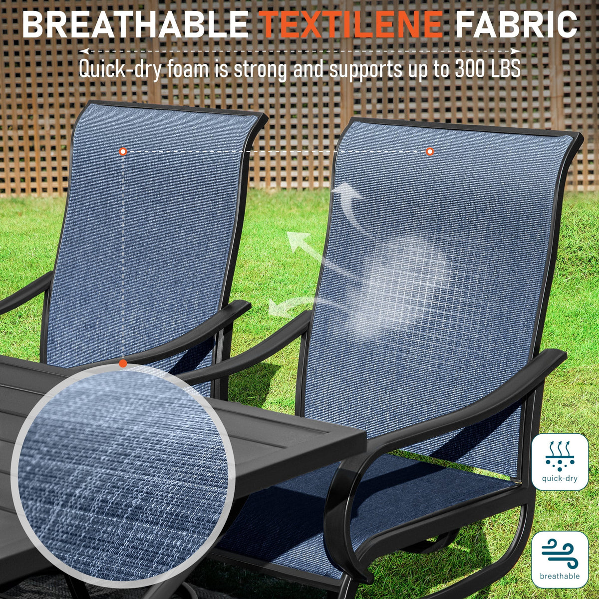 9 Piece Outdoor Patio Dining Set V216