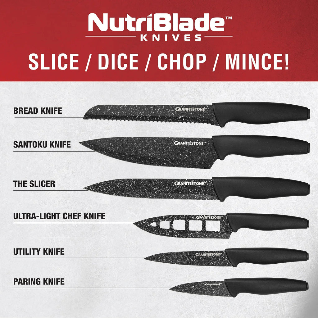 6 Piece Dishwasher Safe Knife Set W73844