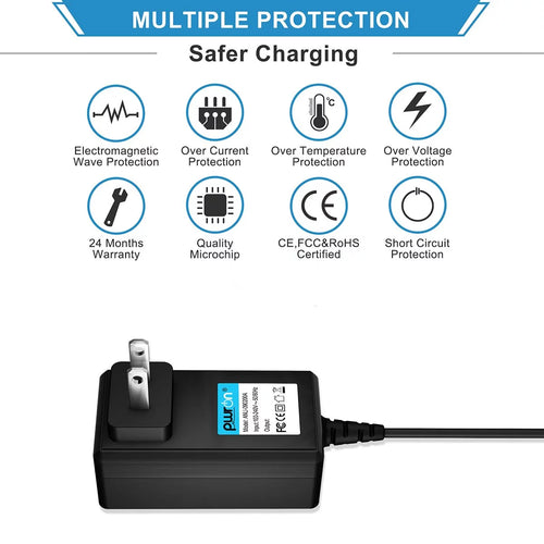 18V AC/DC Adapter Replacement for Guitar Effect Pedal Power Supply Cord Q377