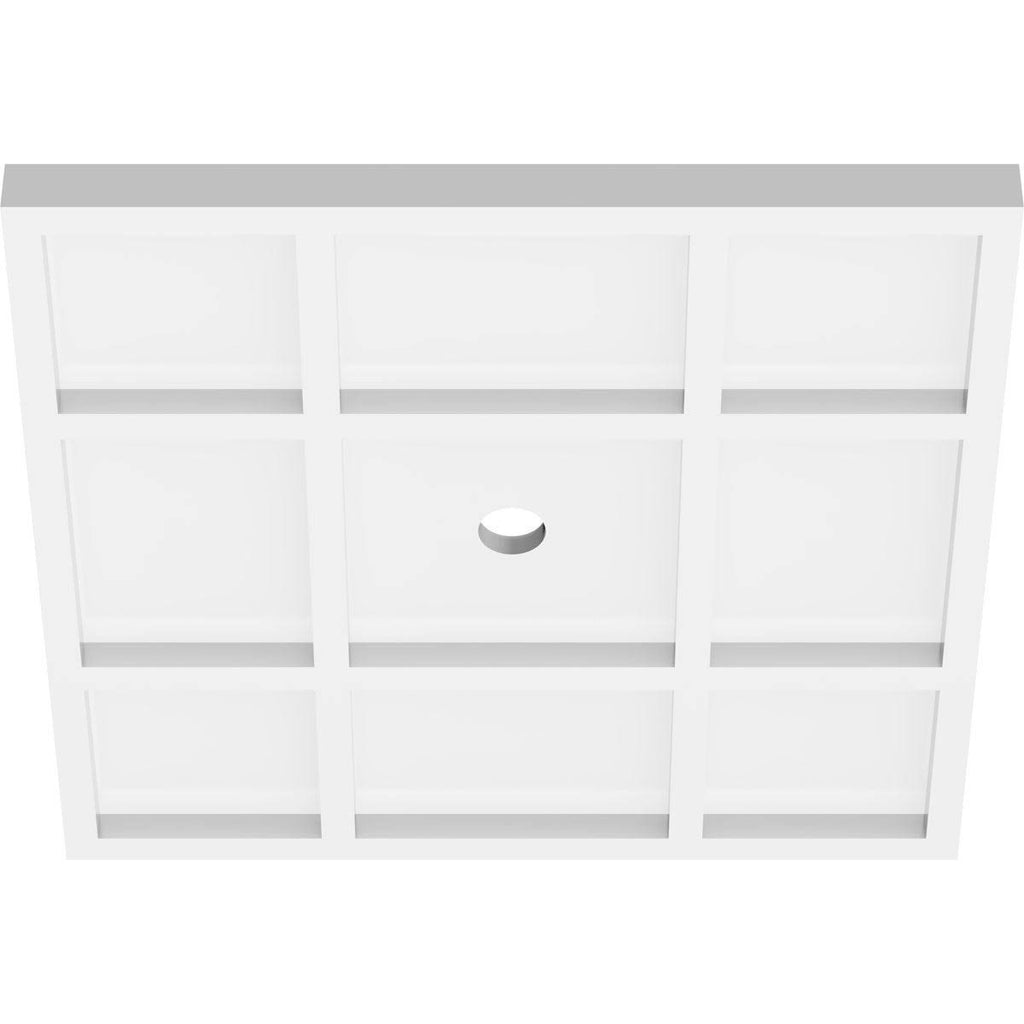 PVC Contemporary Ceiling Medallion - Two Piece S8504