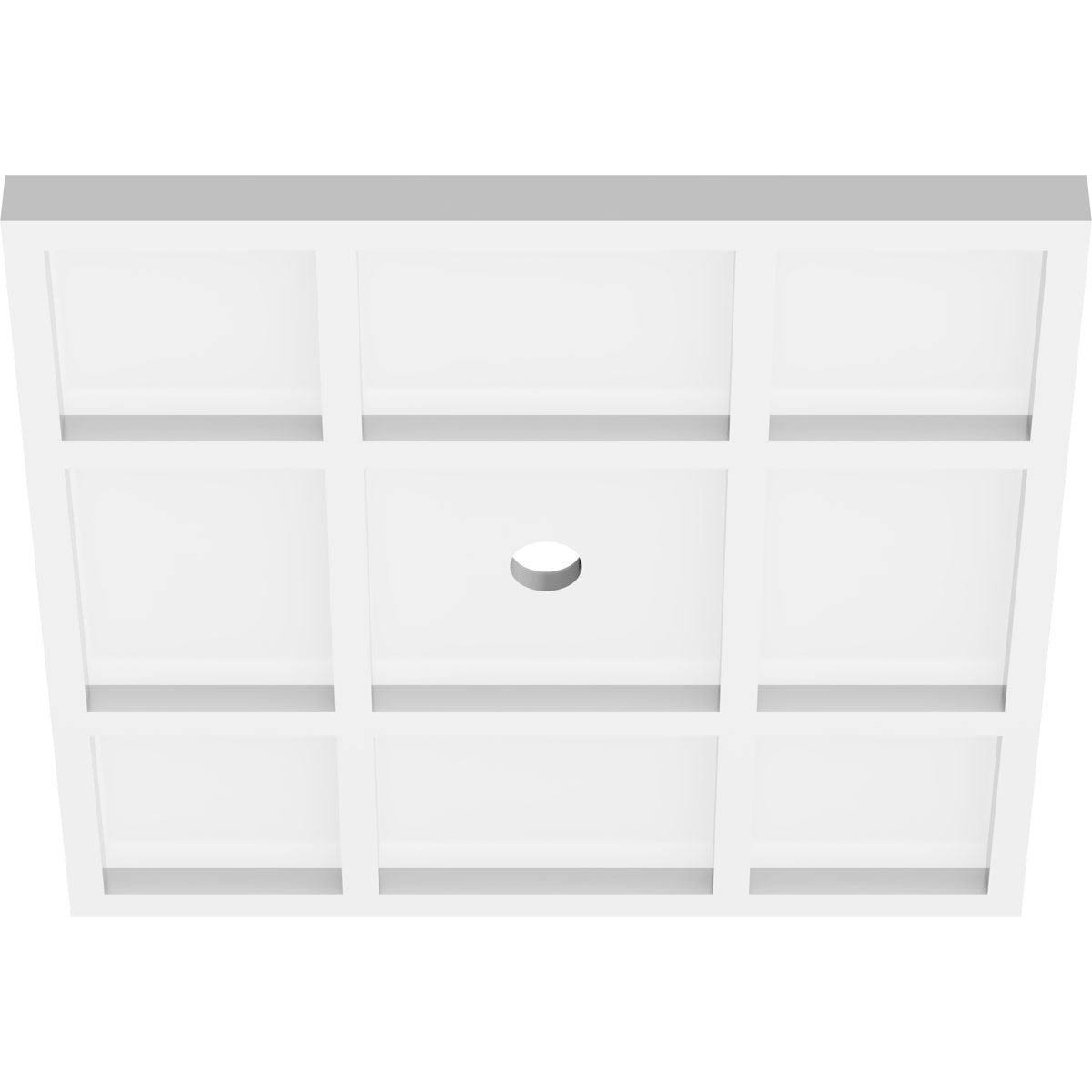 PVC Contemporary Ceiling Medallion - Two Piece S8504