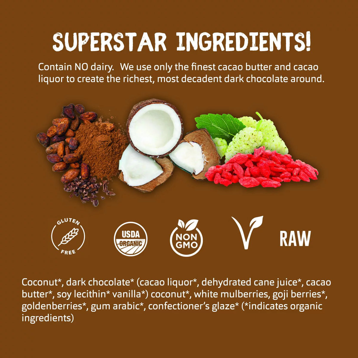 Organic Dark Chocolate Superfruit Mix 1.4oz A60411