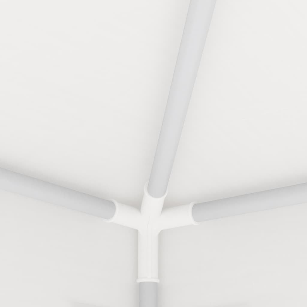 White Party Tent with Side Walls 6.6'x6.6' R1357