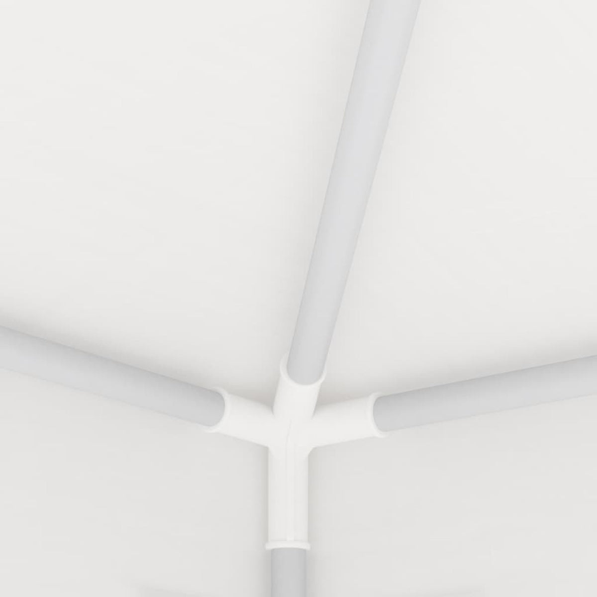 White Party Tent with Side Walls 6.6'x6.6' R1357