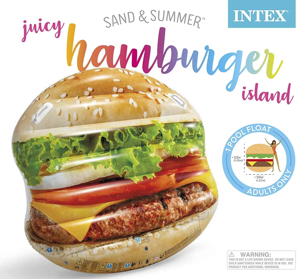 Hamburger Island Pool Float K442
